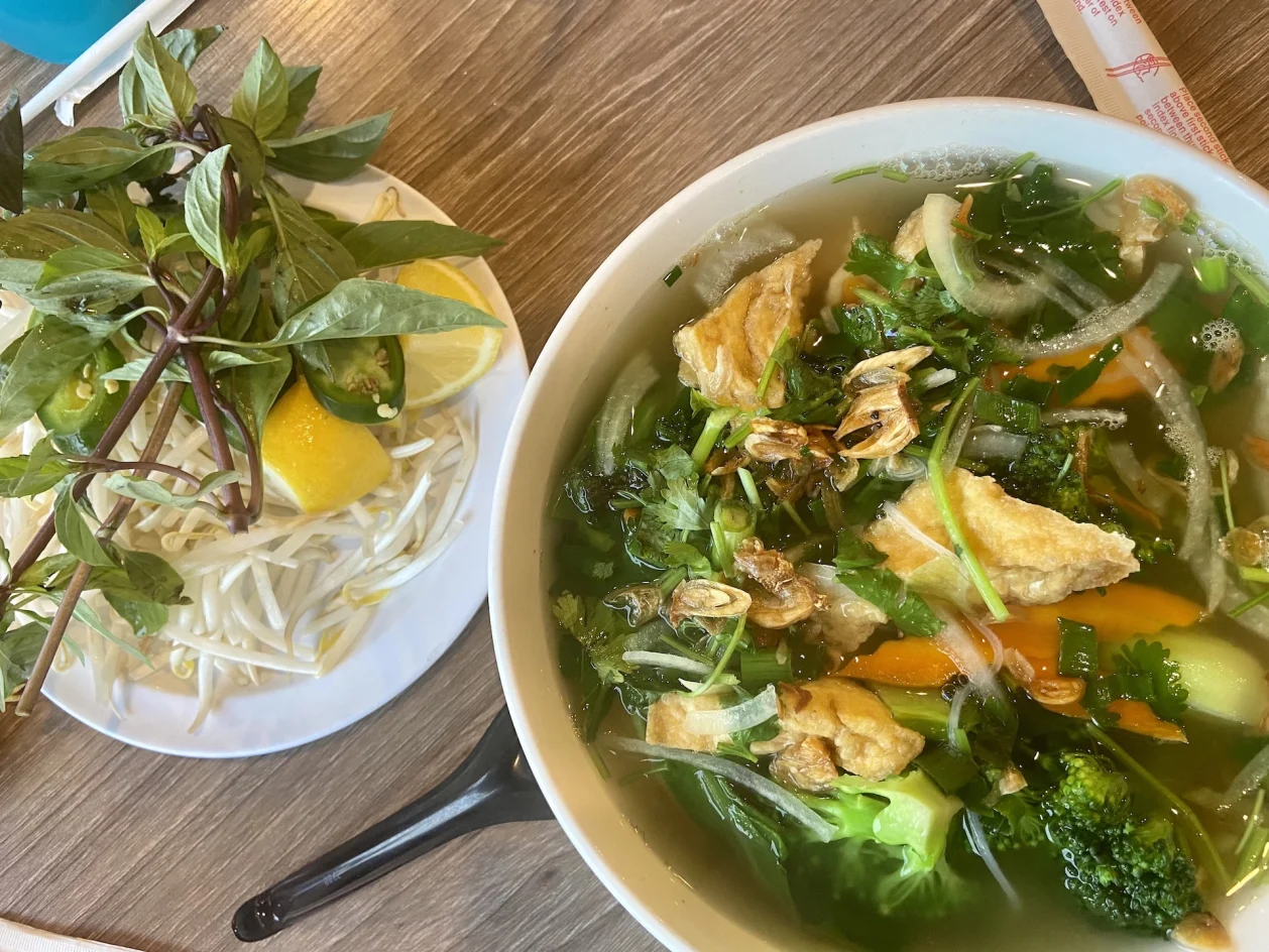 Ciara Turner-Ewert meal at restaurant